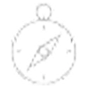 Icon eines Kompasses, der die klare Richtung und den Vorteil durch das Coaching symbolisiert.